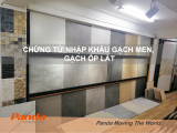 Chứng Từ Nhập Khẩu Gạch Men Gạch Ốp Lát