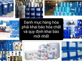 Danh Mục Hóa Chất Phải Khai báo Khi Nhập Khẩu
