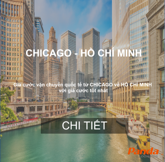 GIÁ CƯỚC VẬN TẢI BIỂN TỪ CHICAGO, USA VỀ HỒ CHÍ MINH, VIỆT NAM