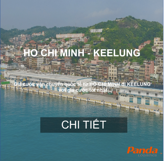 Giá Cước Vận Chuyển Hàng Hóa Từ Hồ Chí Minh Đến Keelung, Taiwan