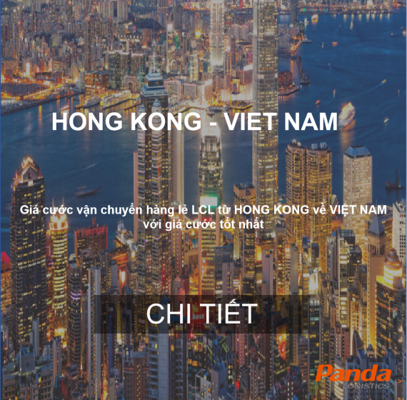 GIÁ CƯỚC VẬN CHUYỂN HÀNG LẺ TỪ HONGKONG VỀ VIỆT NAM