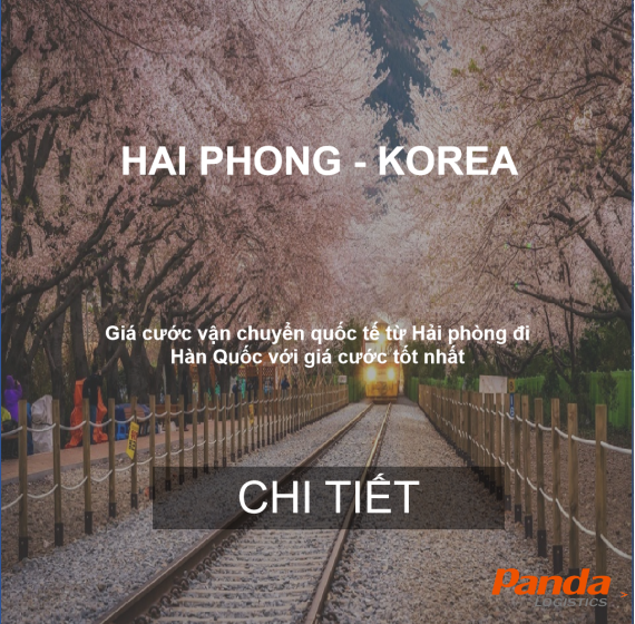 Cước Vận Chuyển Hàng Hóa Từ Hải Phòng Đi Hàn Quốc