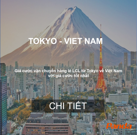 Cước Vận Chuyển Hàng Lẻ Từ Tokyo Về Việt Nam