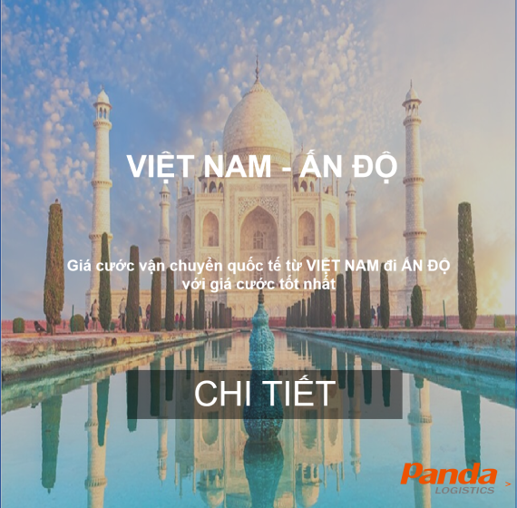 CƯỚC VẬN CHUYỂN HÀNG HÓA TỪ VIỆT NAM ĐI ẤN ĐỘ